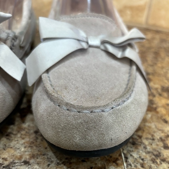 Vionic Alice Gray Suede Loafer Slippers Size 8 - Picture 6 of 14